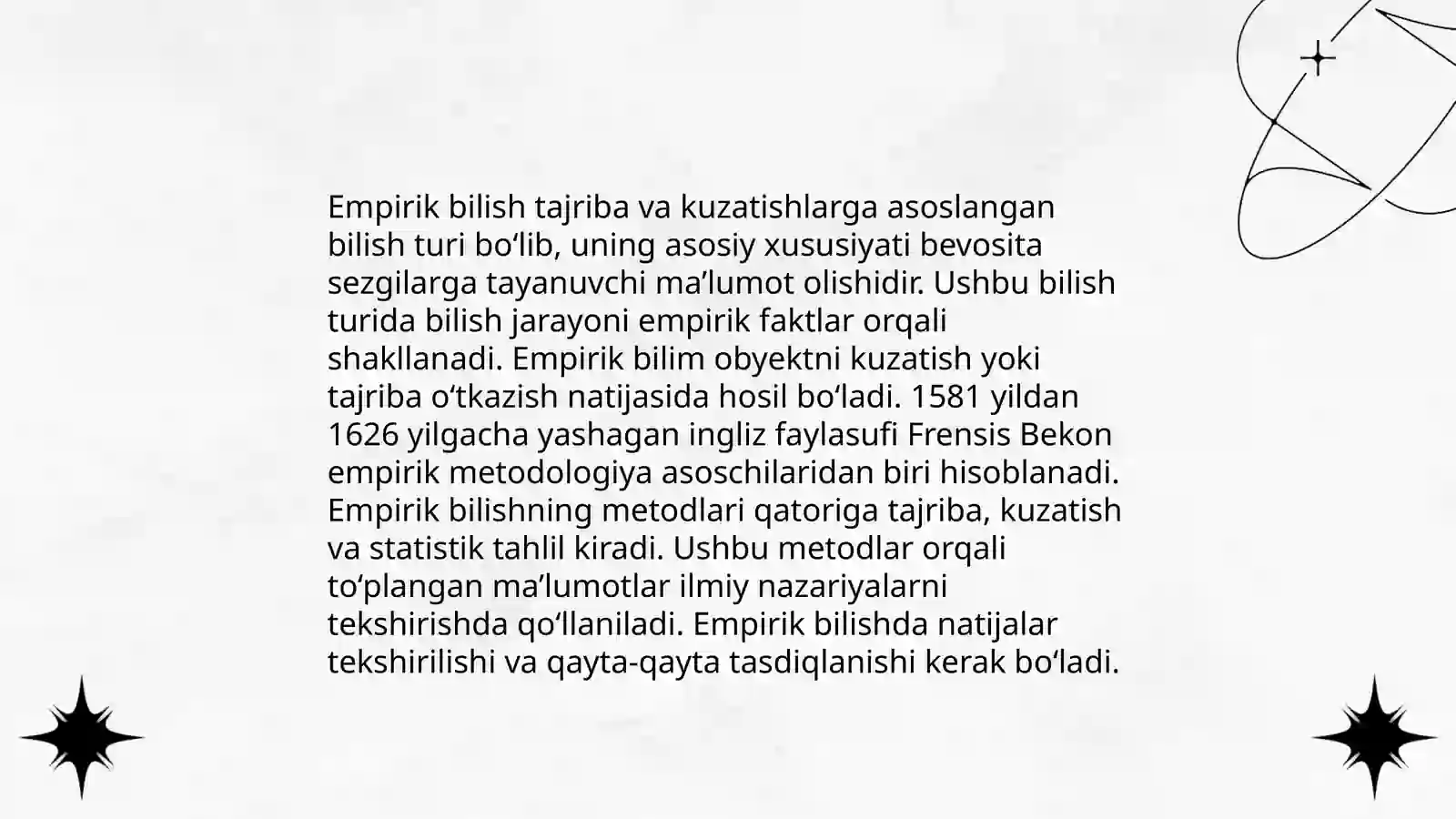 Hissiy, empirik, nazariy, mantiqiy, intuitiv, bilish darajalarining o‘zaro aloqasi va farqi 4