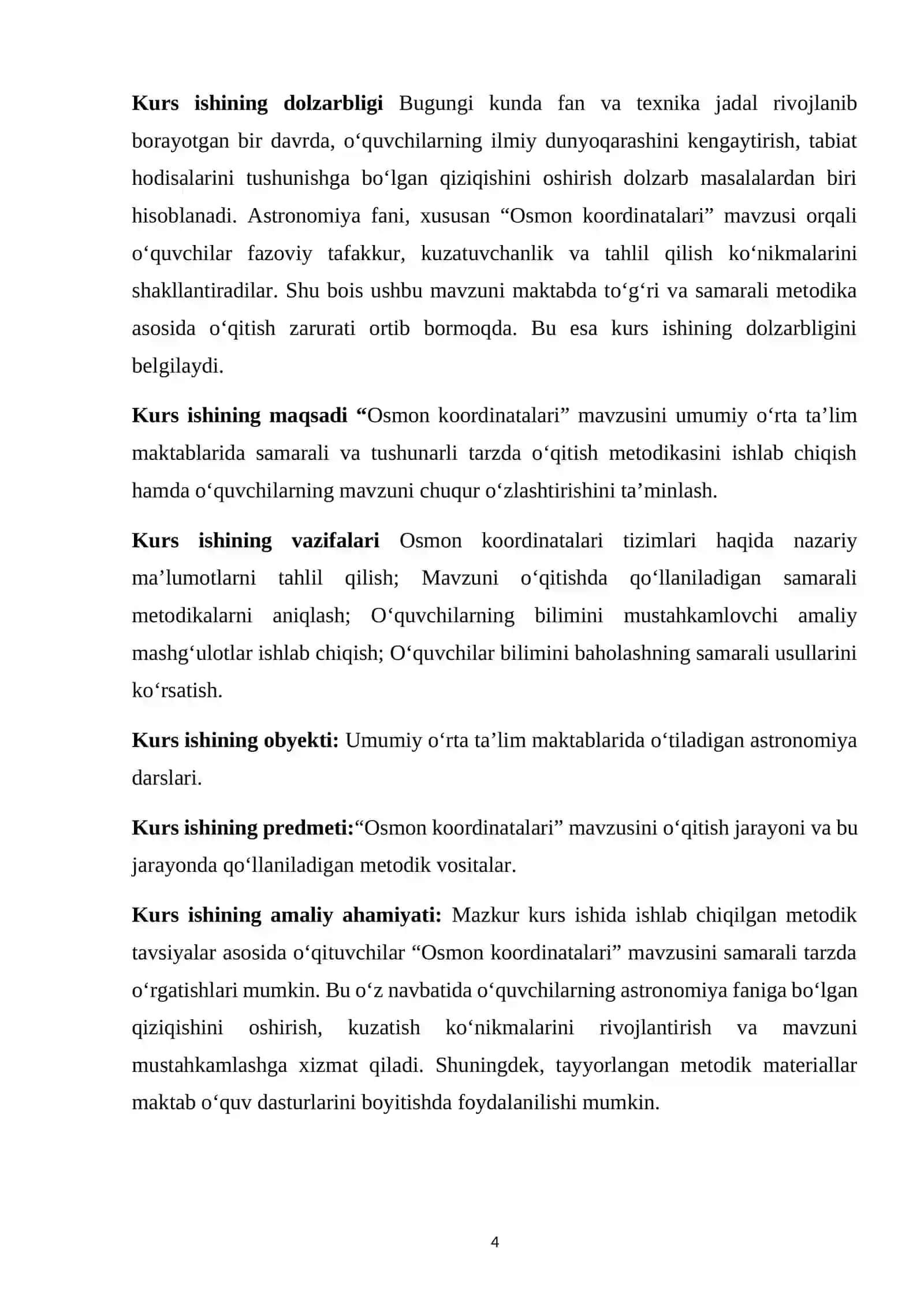 Osmon koordinatalari oʼqitish metodikasi 4