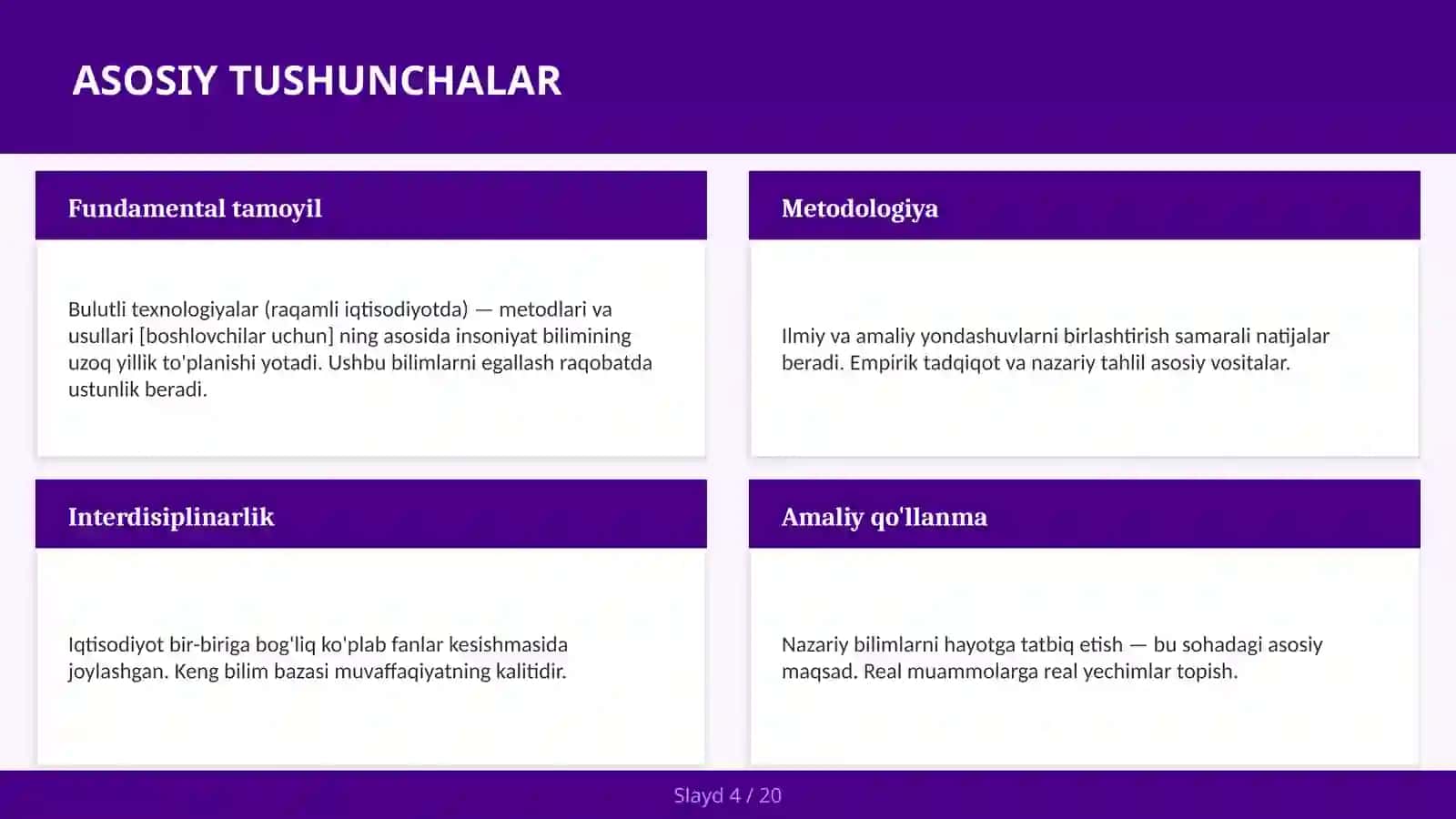 Bulutli texnologiyalar (raqamli iqtisodiyotda) — metodlari va usullari [boshlovchilar uchun] 4