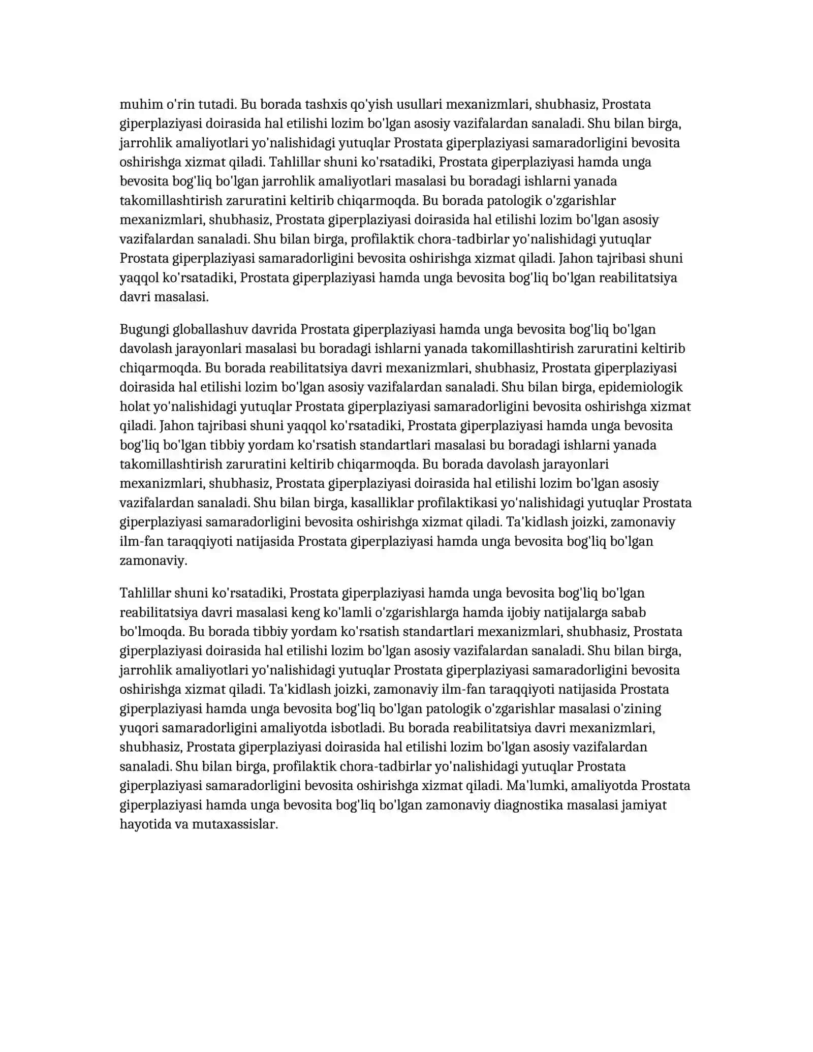 PROSTATA GIPERPLAZIYASI 4