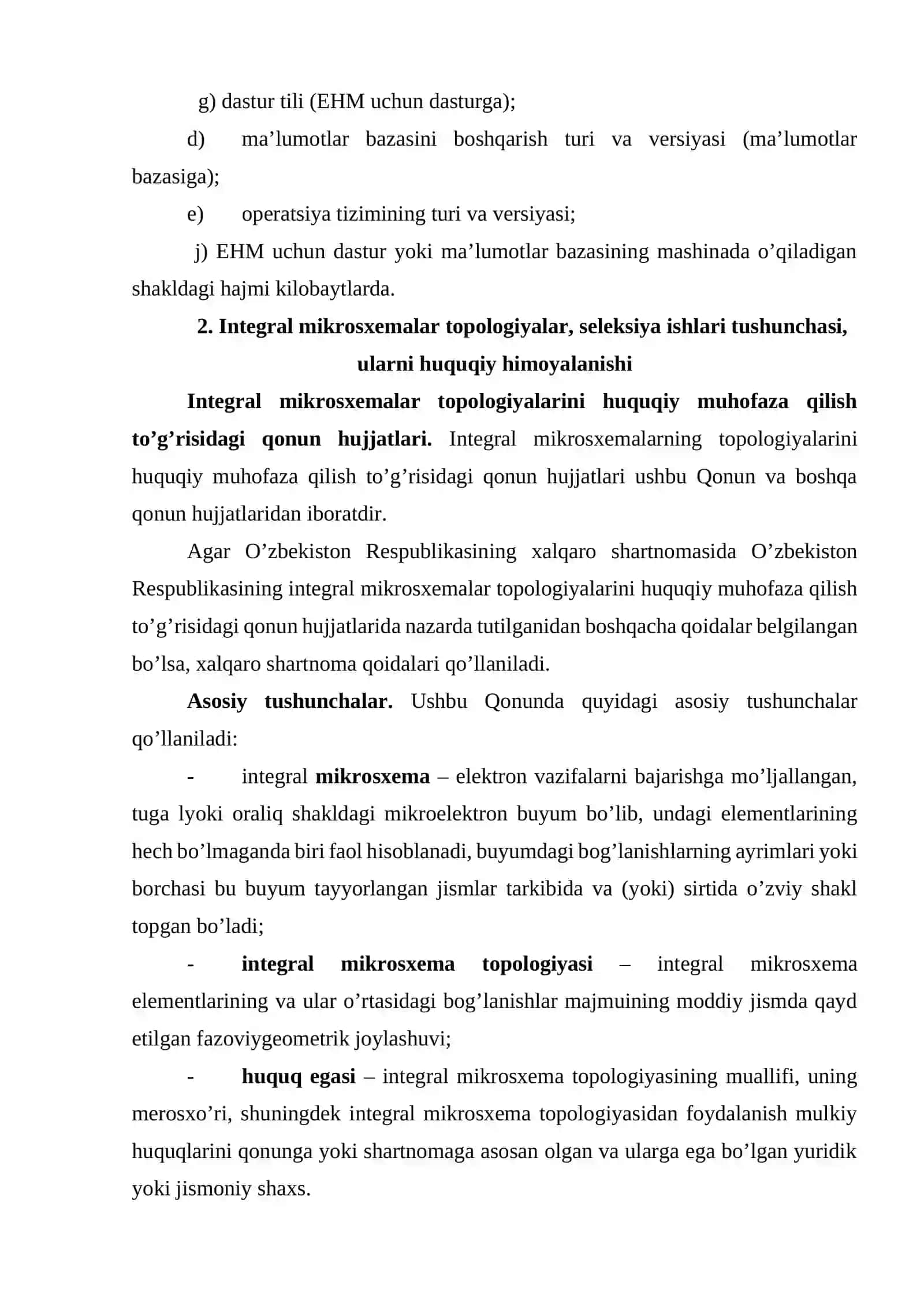 Elektron hisoblash mashinalari (EHM) uchun dasturlar va ma’lumotlar bazalari tushunchasi, mohiyati 4