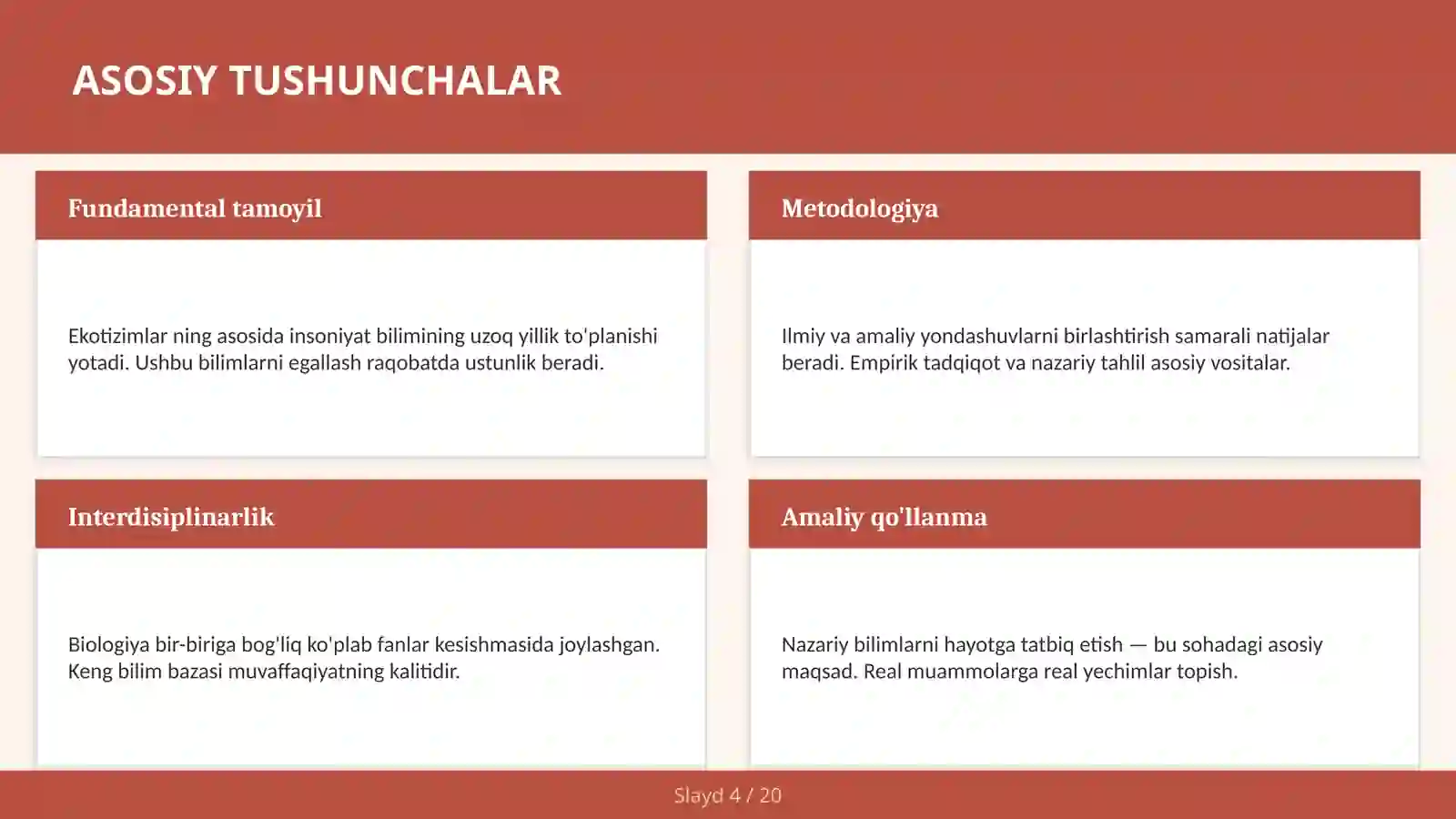 Ekotizimlar 4