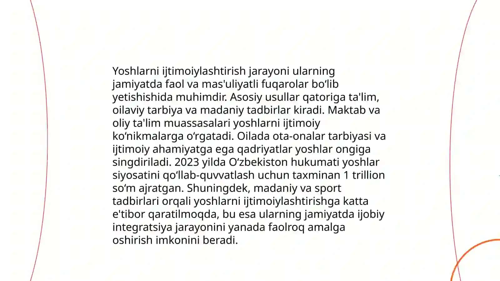 Yoshlar bilan ishlash tashkilotining ijtimoiy pedagogik faoliyati tamoyillari 4