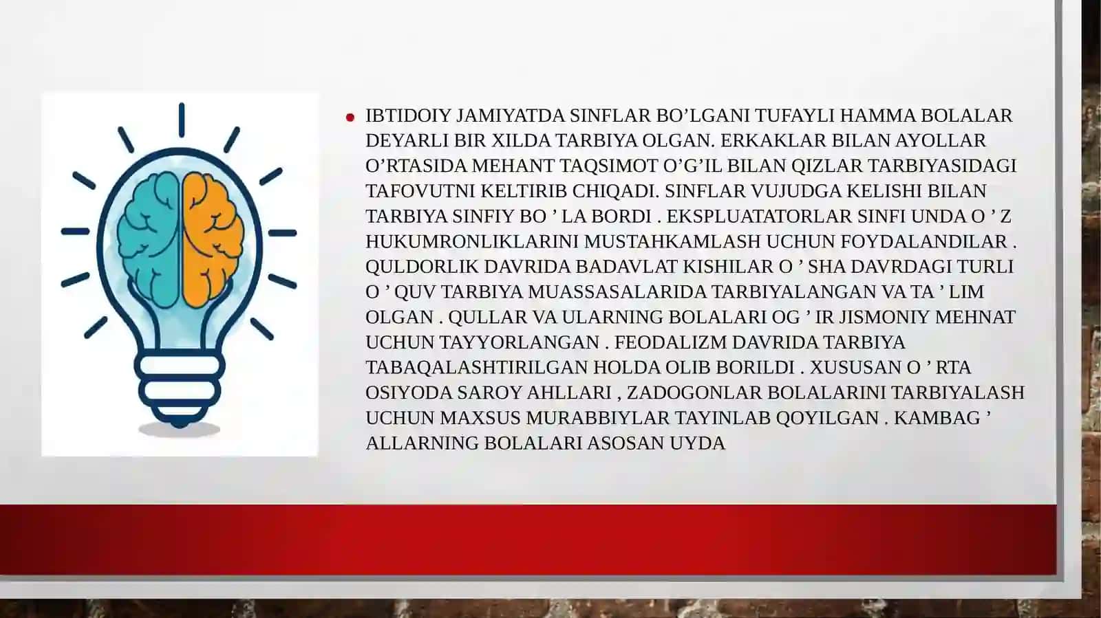 Turli yosh davrlarida o'zlashtirish xususiyatlari 4