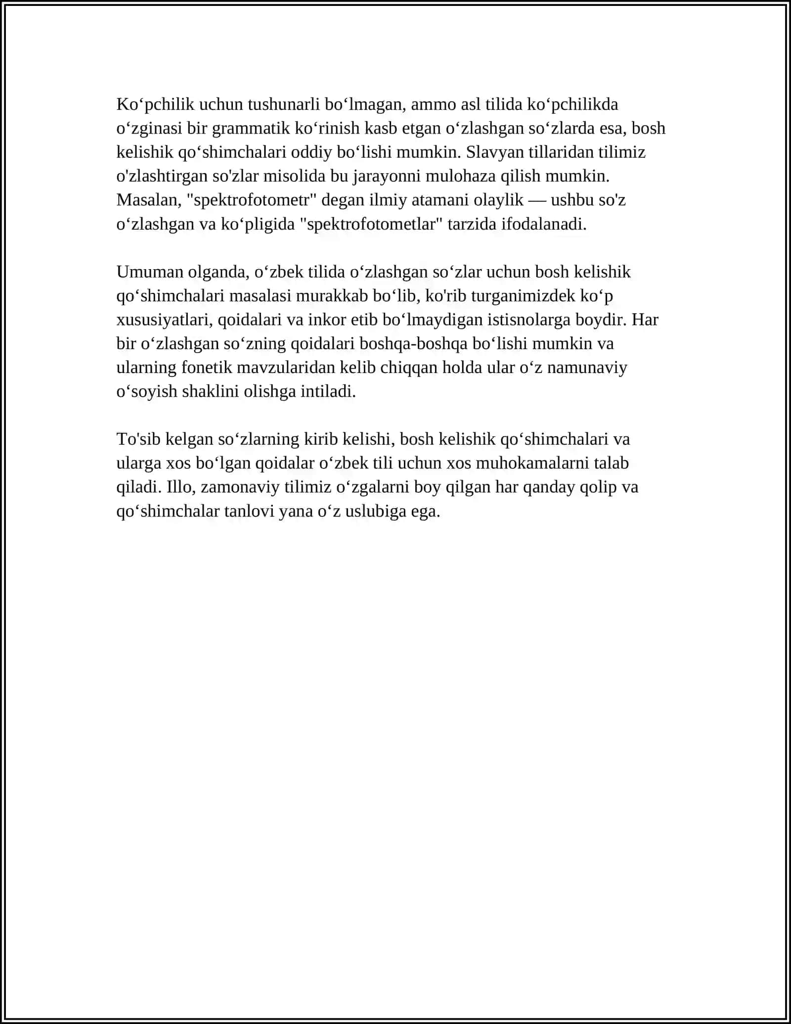 OTLARNING BOSH VA QARATQICH KELISHIK QOʻSHIMCHALARI KOʻPLIKDA 4