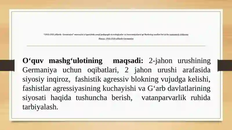 Dars tahlilining maqsad va vazifalari 4