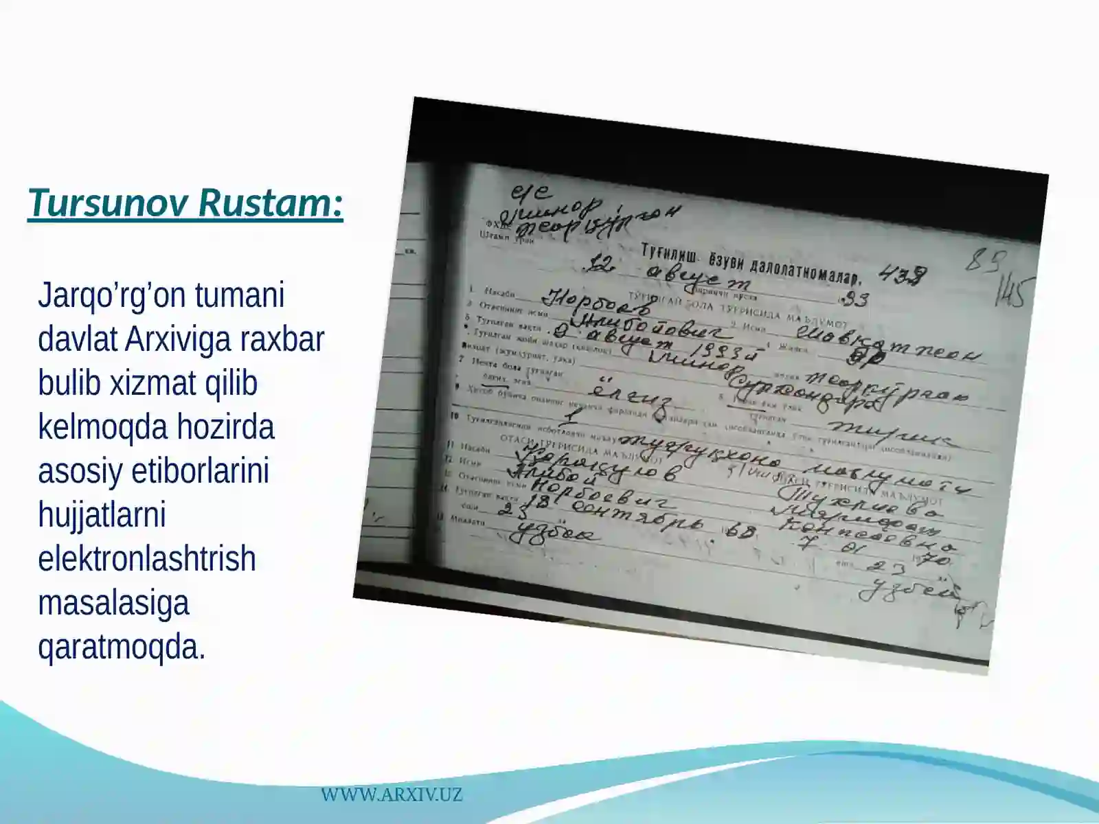 Jarqo’rg’on tuman arxivi 4
