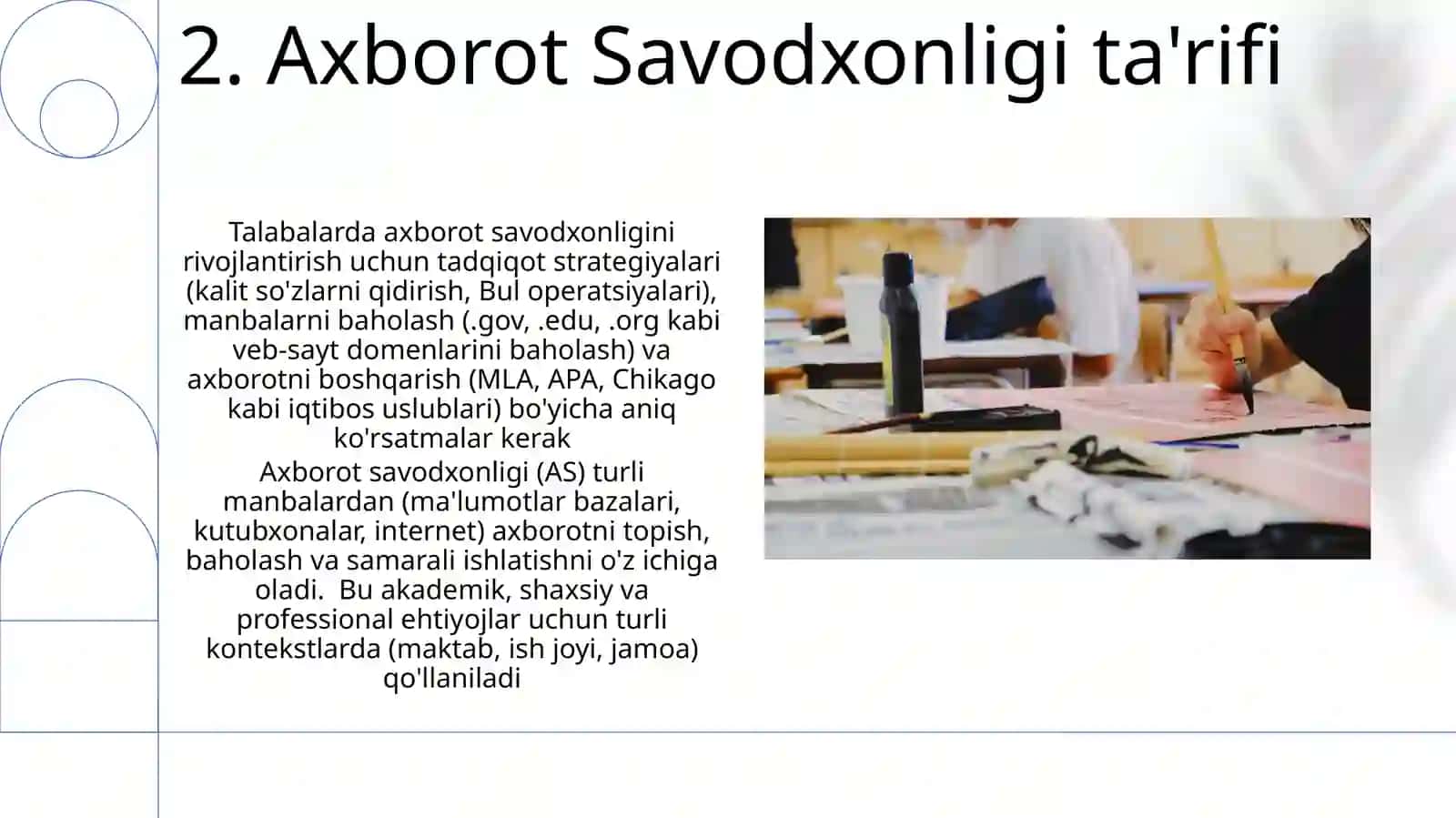 Axborot savodxonligi va axborot isteʼmolatini rivojlantirish 4