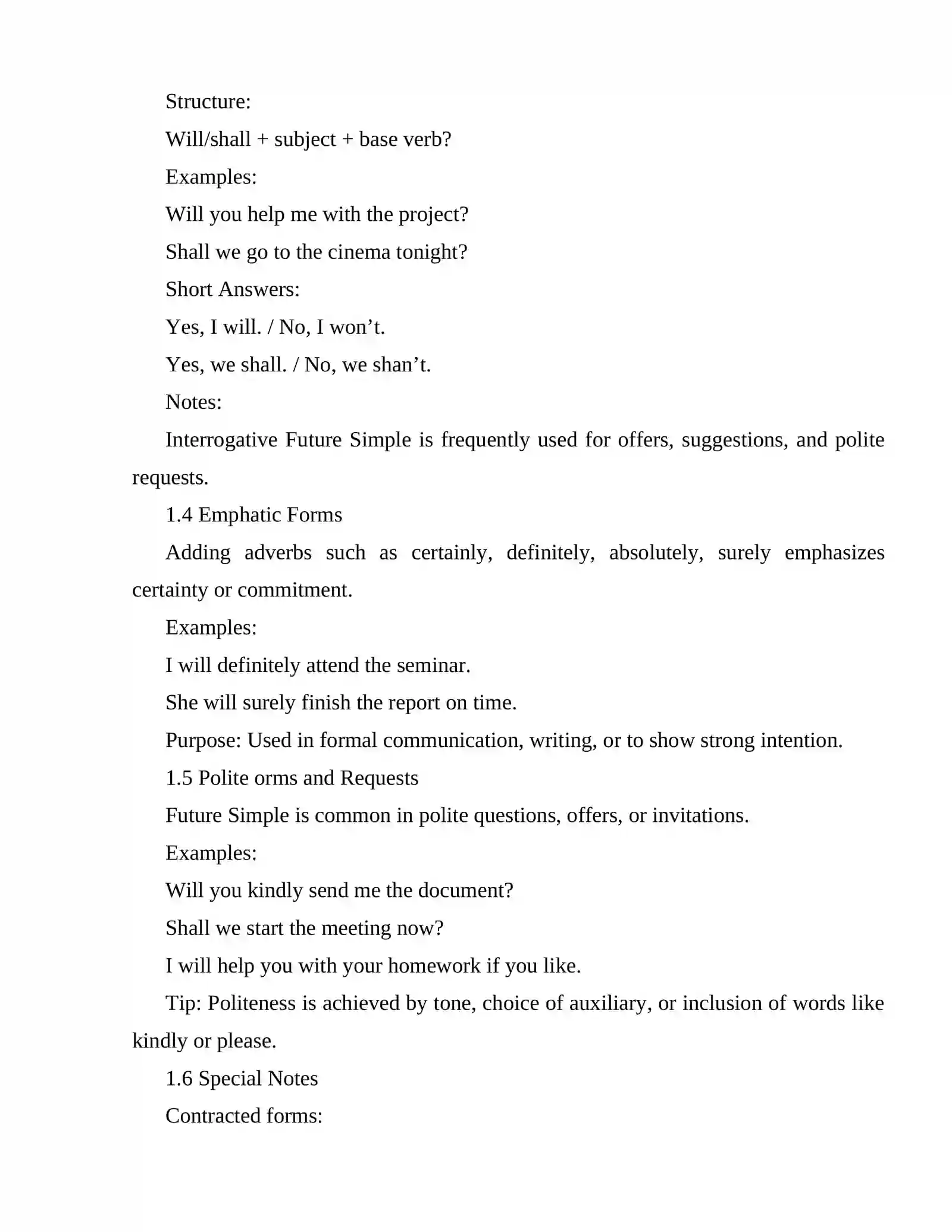 FUTURE SIMPLE TENSE 4