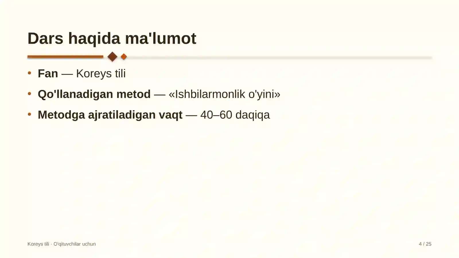 koreys tili darslarida ishbilarmonlik o'yini metodidan foydalanish 1910 4