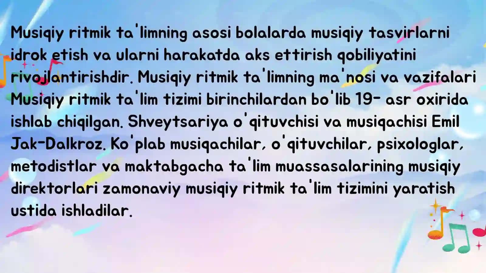 Bolalarni  ritmik  harakatlarga   o'rgatish 4