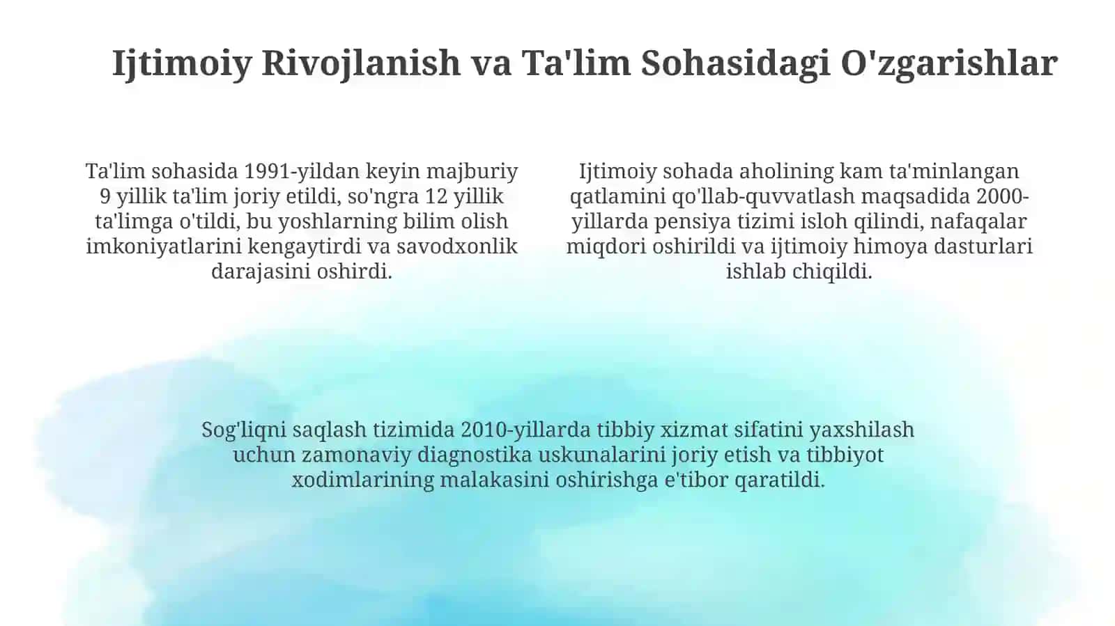 O'zbekiston va dunyo: 1991-2025 yillardagi taraqqiyot yo'li 4