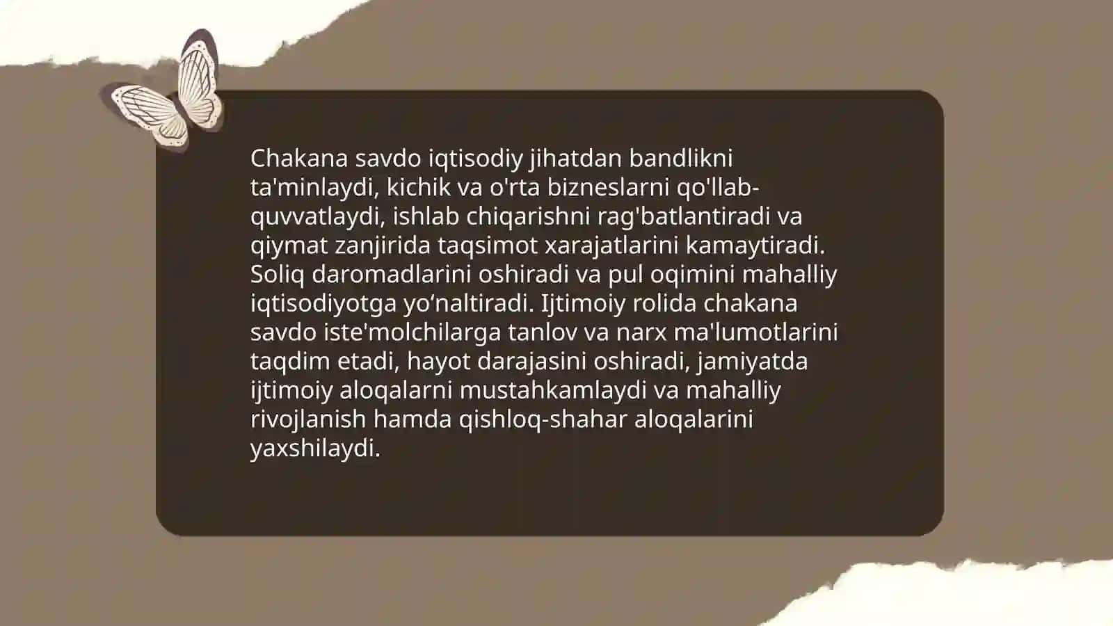 Chakana savdo mohiyati va turlari 4