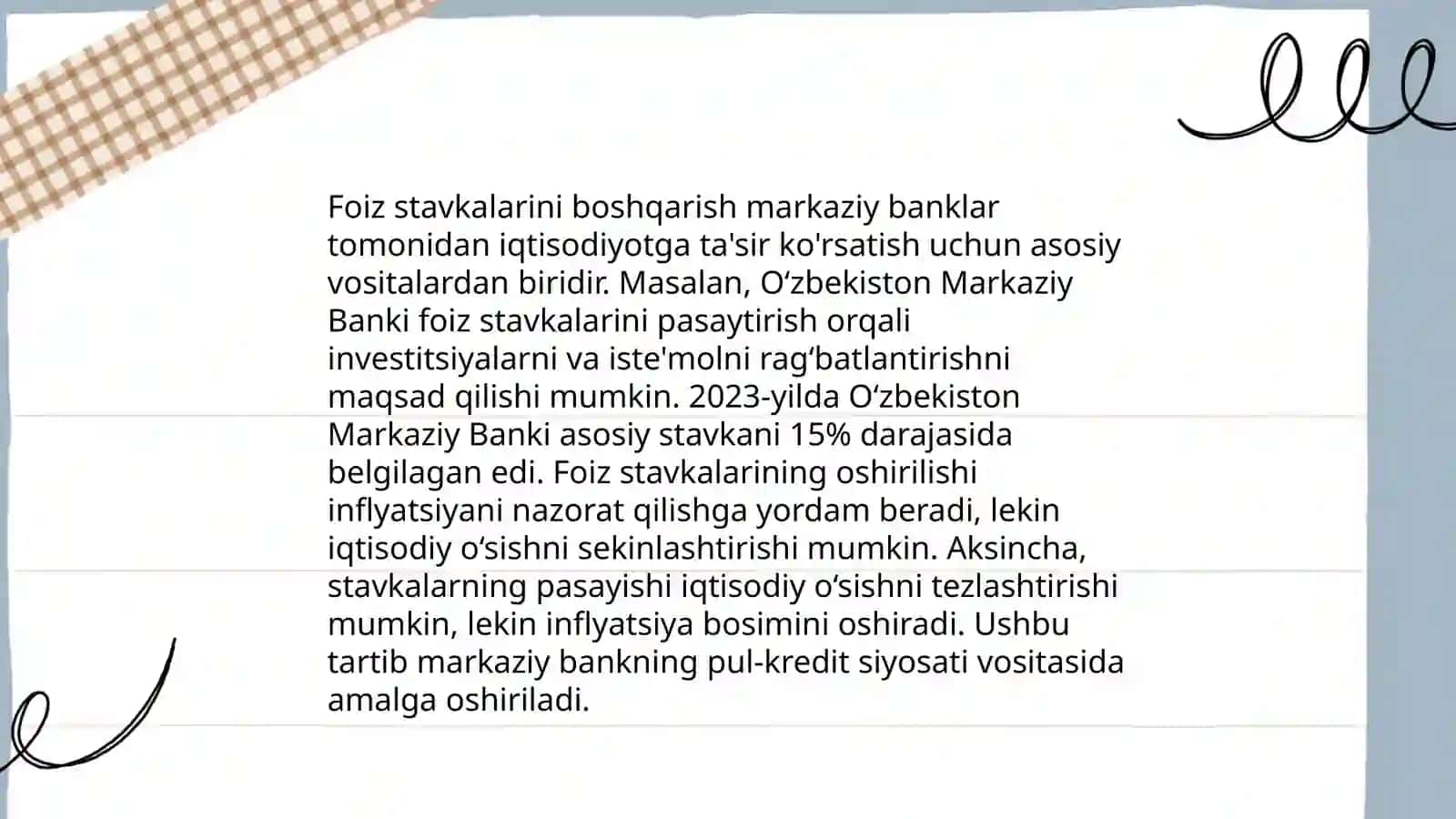 Monetar siyosat qoidalari 4