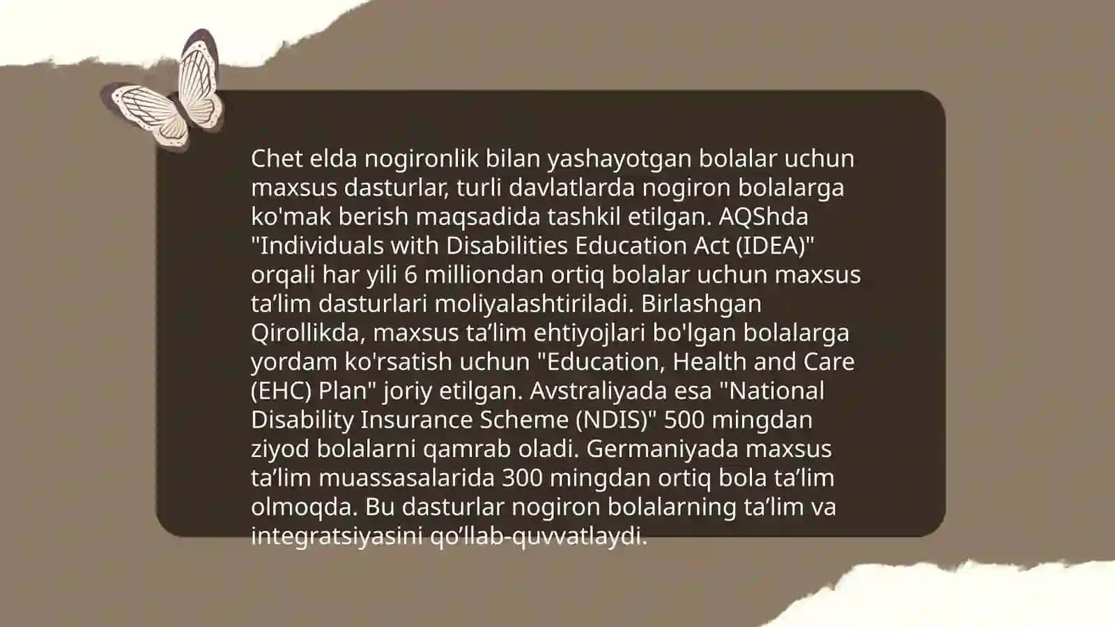 Inklyuziv ta’limni joriy qilish bo‘yicha chet el tajribalari 4
