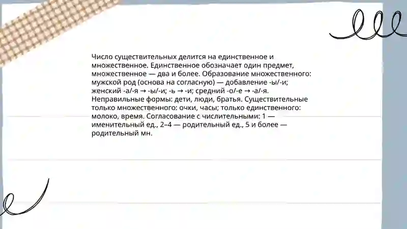 Род существительных в русском языке 4
