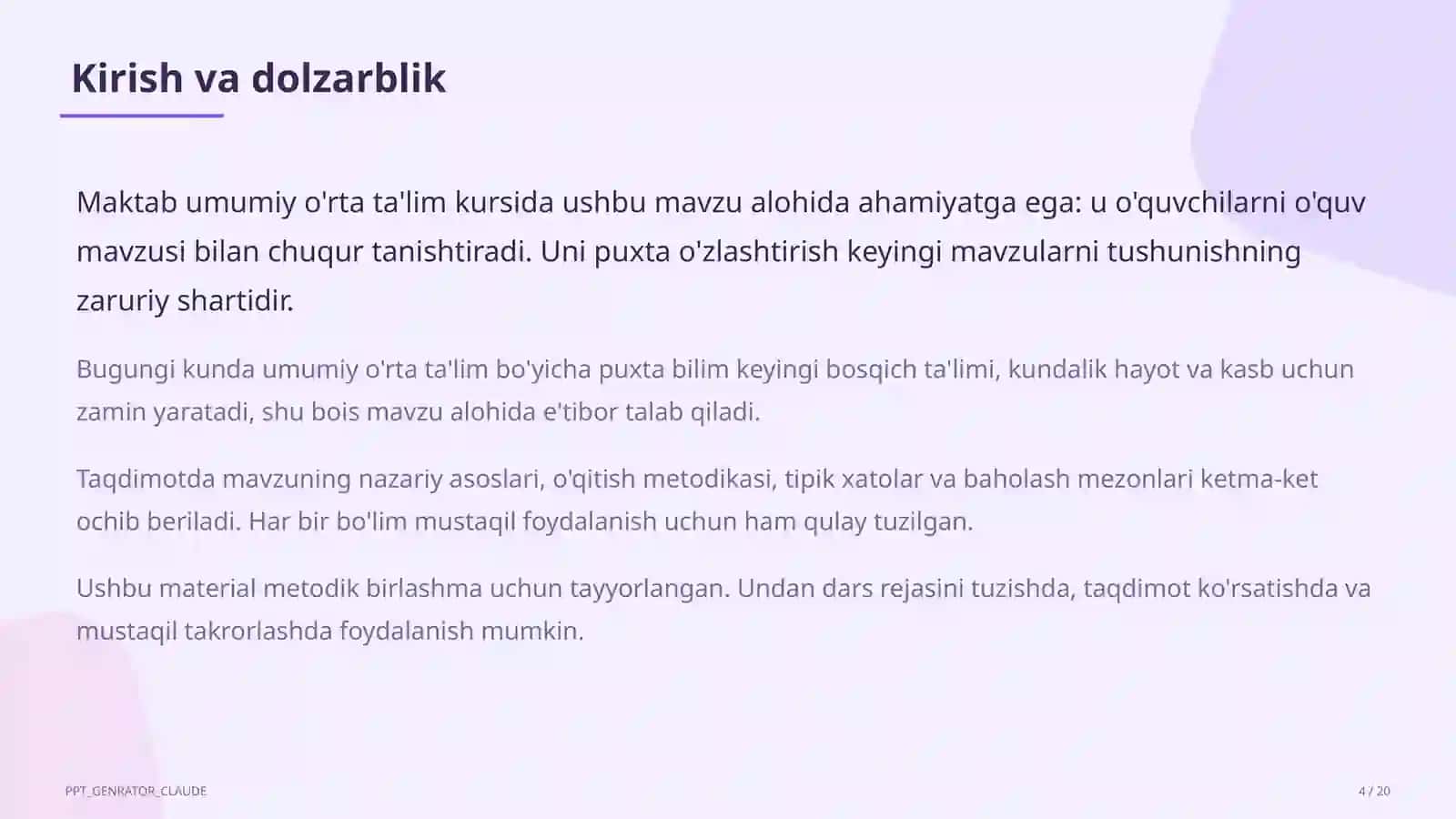 Dolzarb mavzular 4
