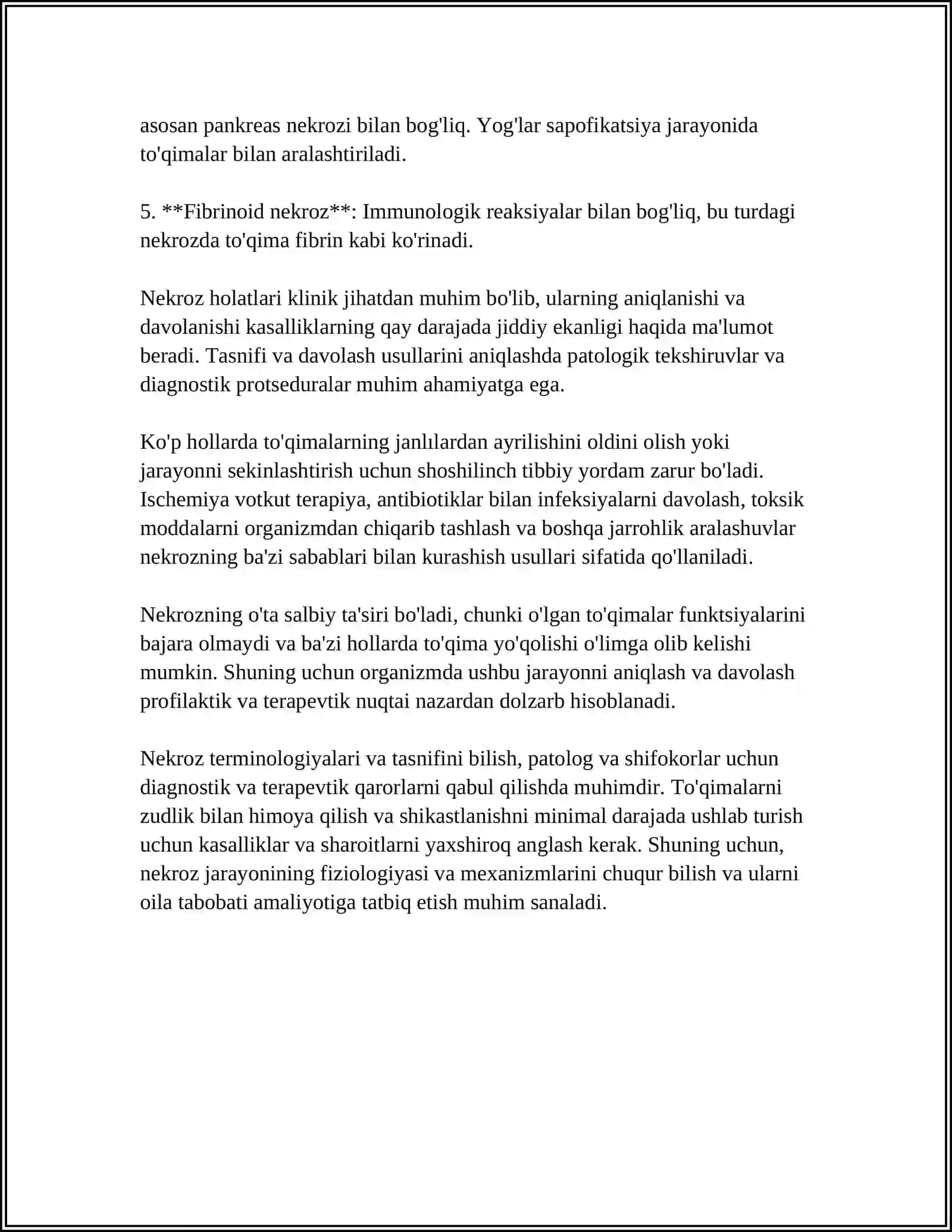 NEKROZ-HUJAYRA MEMBRANASINING O'TKAZUVCHANLIK QOBILIYATINING BUZILISHI 4