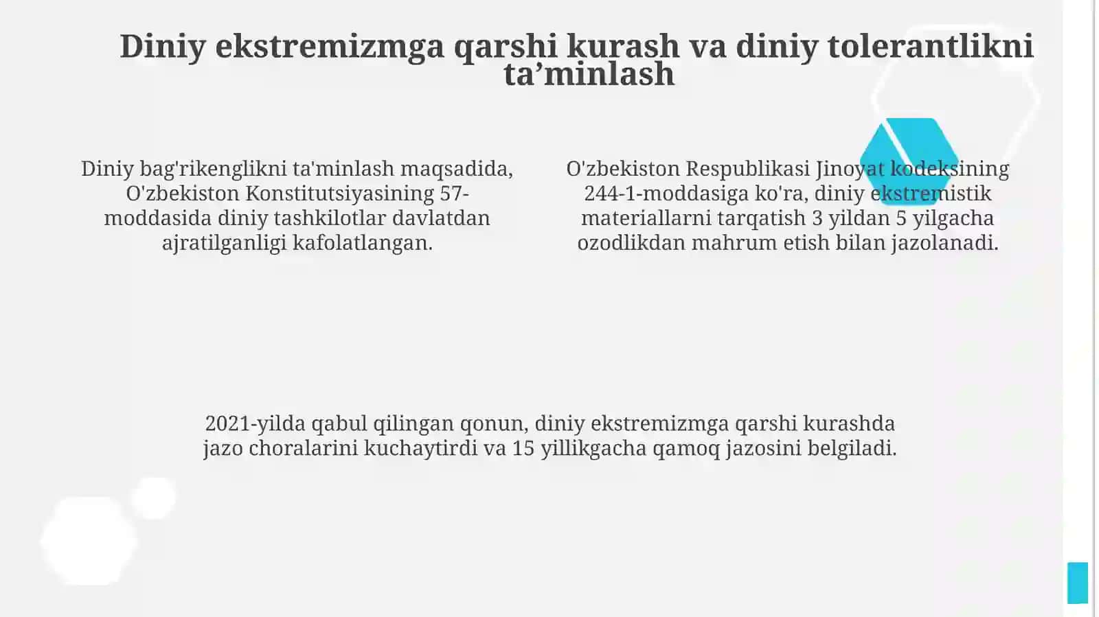 O‘zbekistonda faoliyat yurituvchi diniytashkilotlar 4