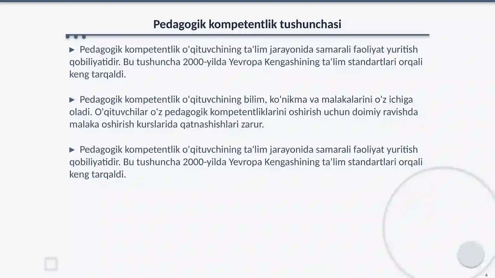Pedagogik kоmpеtеntlikni shаkllаntirishdа ахbоrоt tехnоlоgiyasi tushunchаsi vа klаssifikаtsiyasi 4