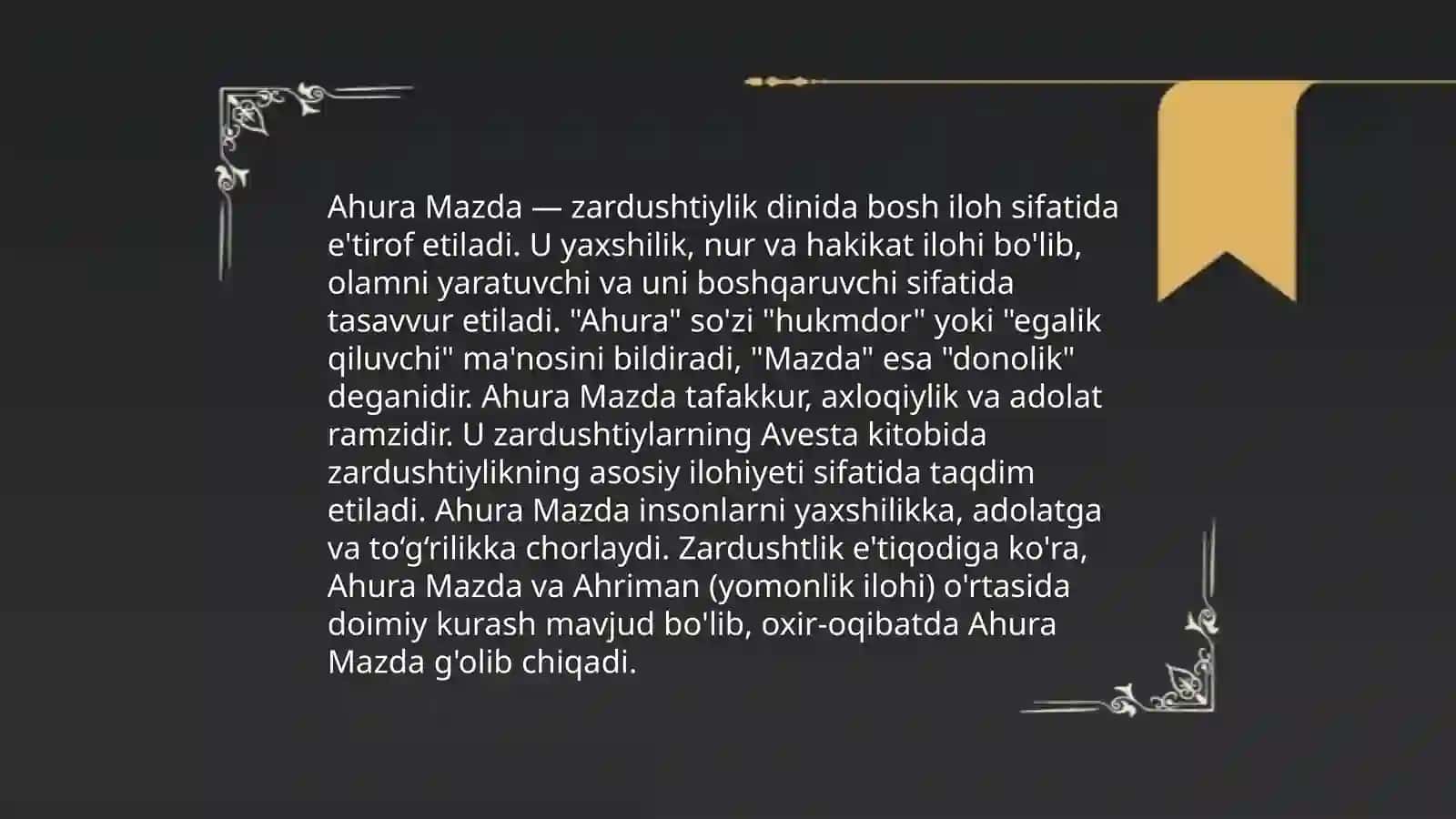 Zardushtiylikning teologik tizimi va diniy marosimlar 4