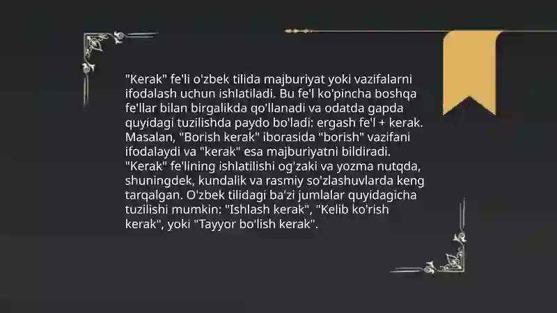 Modal fe'llar 4