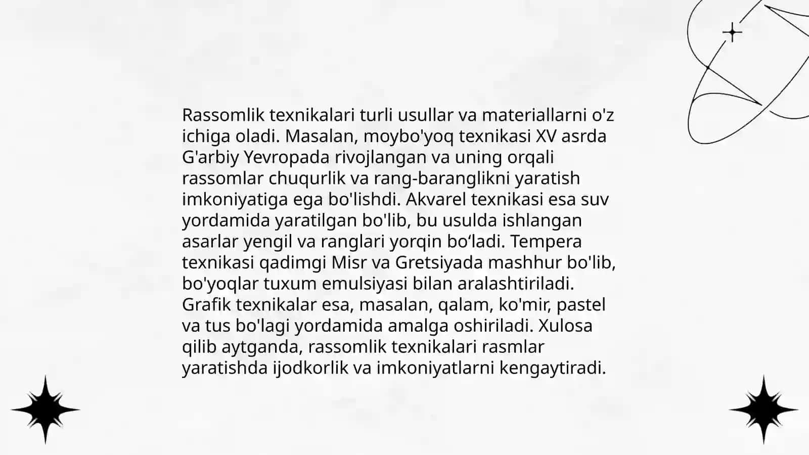 Tasviriy faoliyat turlari 4
