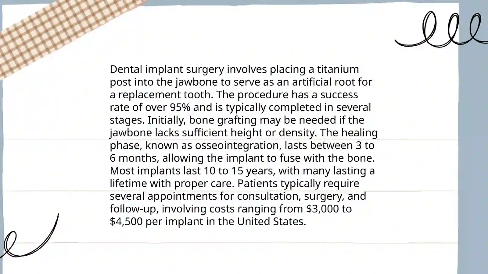 Dental surgery 4