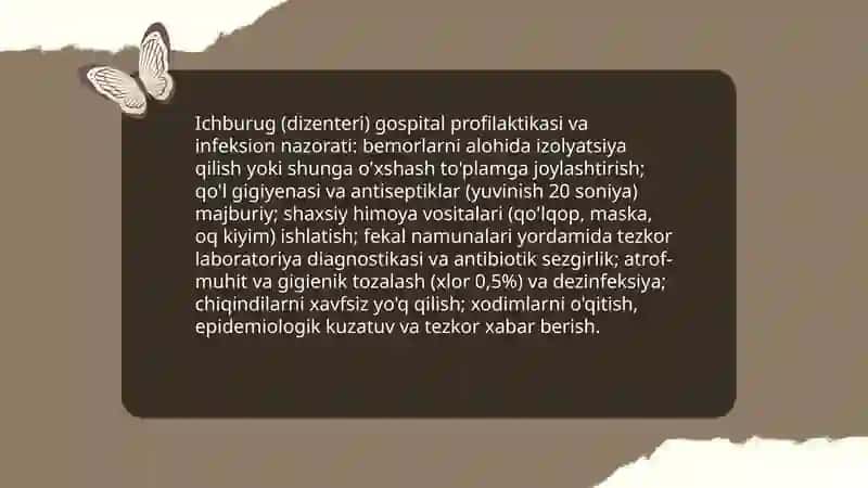 O'tkir ichak infeksiyalarining gospital epidemiologiyasi va nosokomial tarqalishi 4