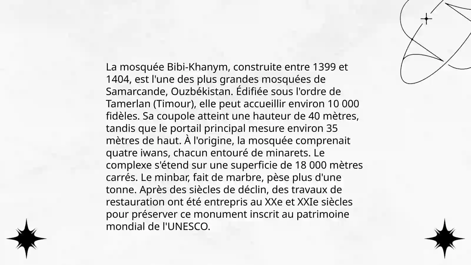 Les curiosites de Samarqand 4