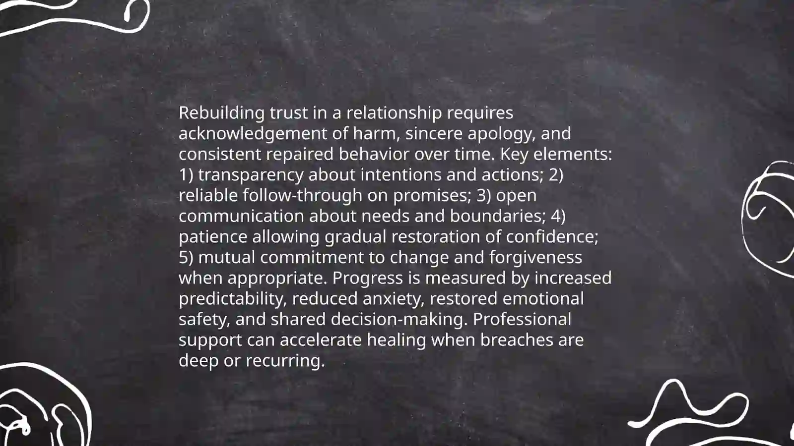 Plan: Communication in relationships 4