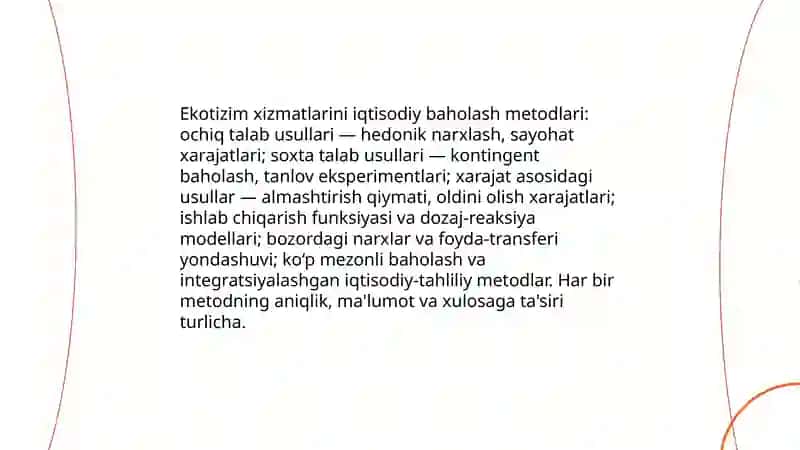 Tabiatni himoya qilishni iqtisodiy tahlili 4