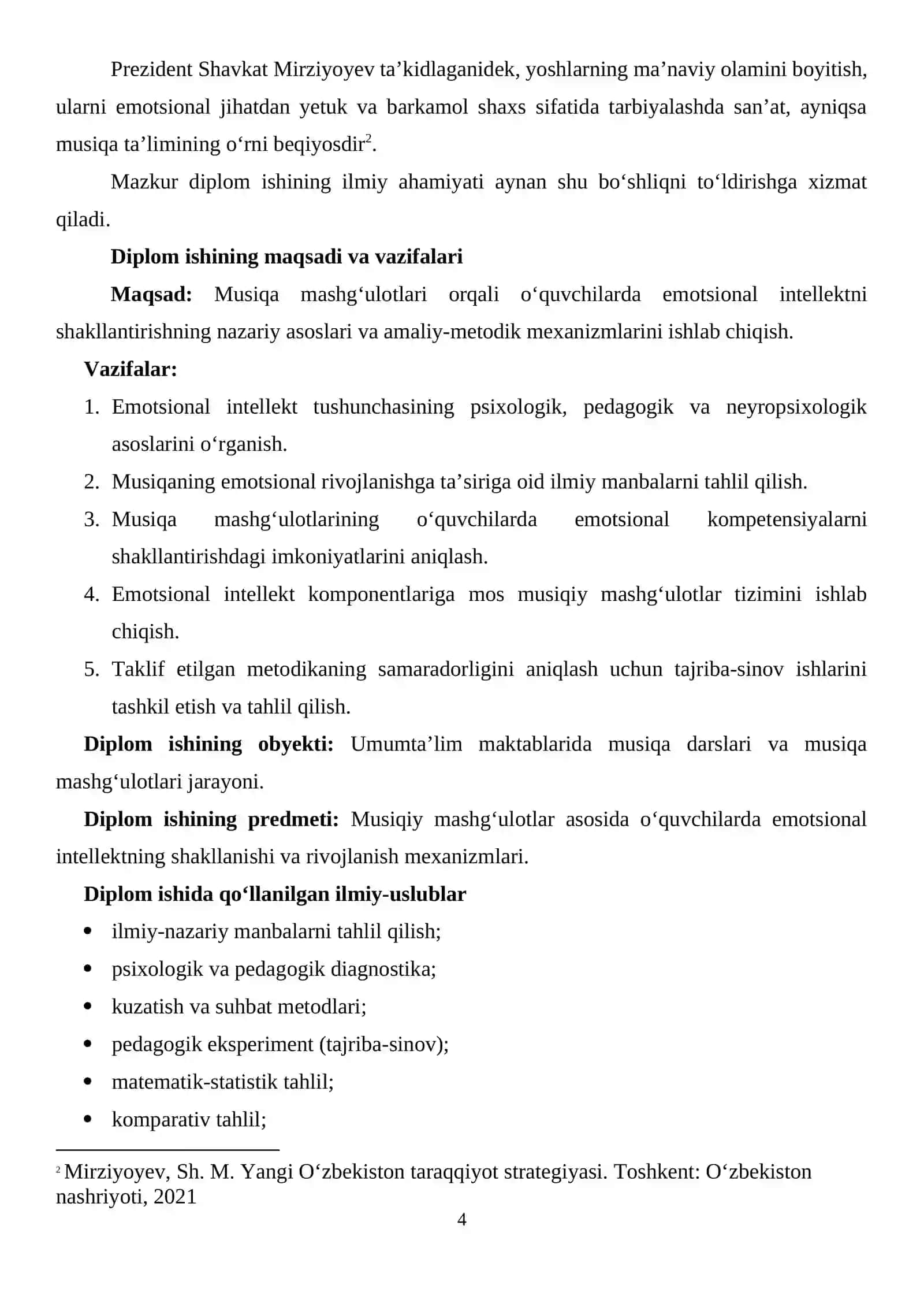 Musiqiy mashg`ulotlar orqali emotsional intellektni shakllantirish. 4