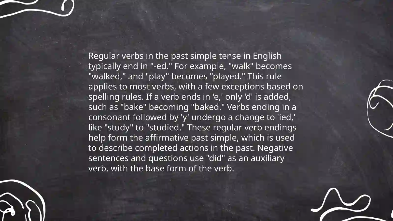 Past simple 4