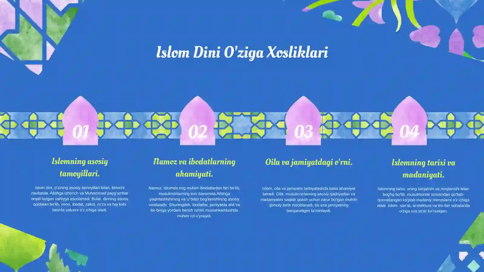 Islom Dini va Tarixi 4