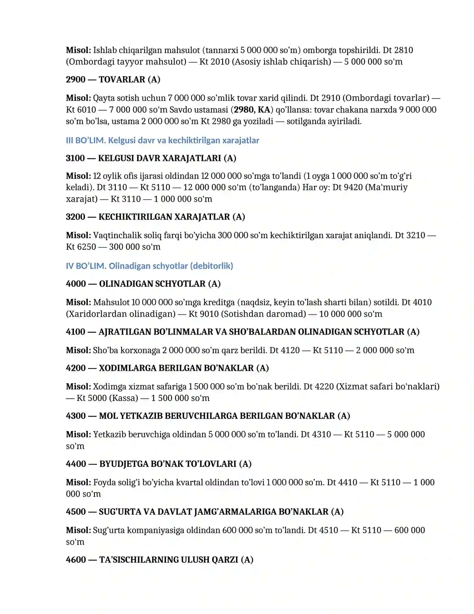 SCHOTLAR REJASI-MISOLLAR BILAN 4