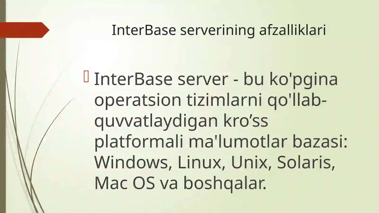 InterBaseda ma’lumotlar bazasini yaratish 4