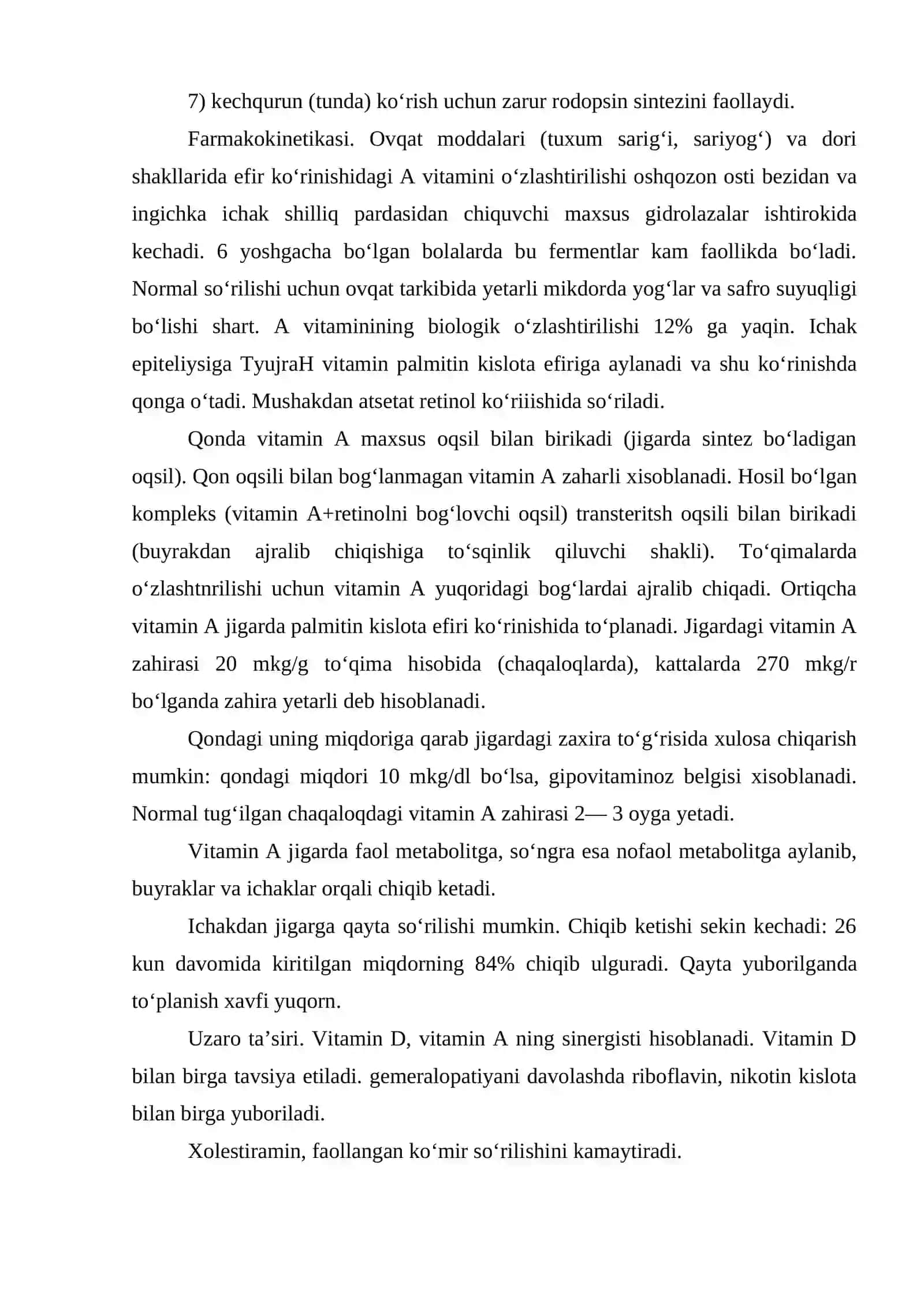 Metabolizmga ta’sir qiluvchi dori vositalarining klinik va farmakologik tavsifi 4