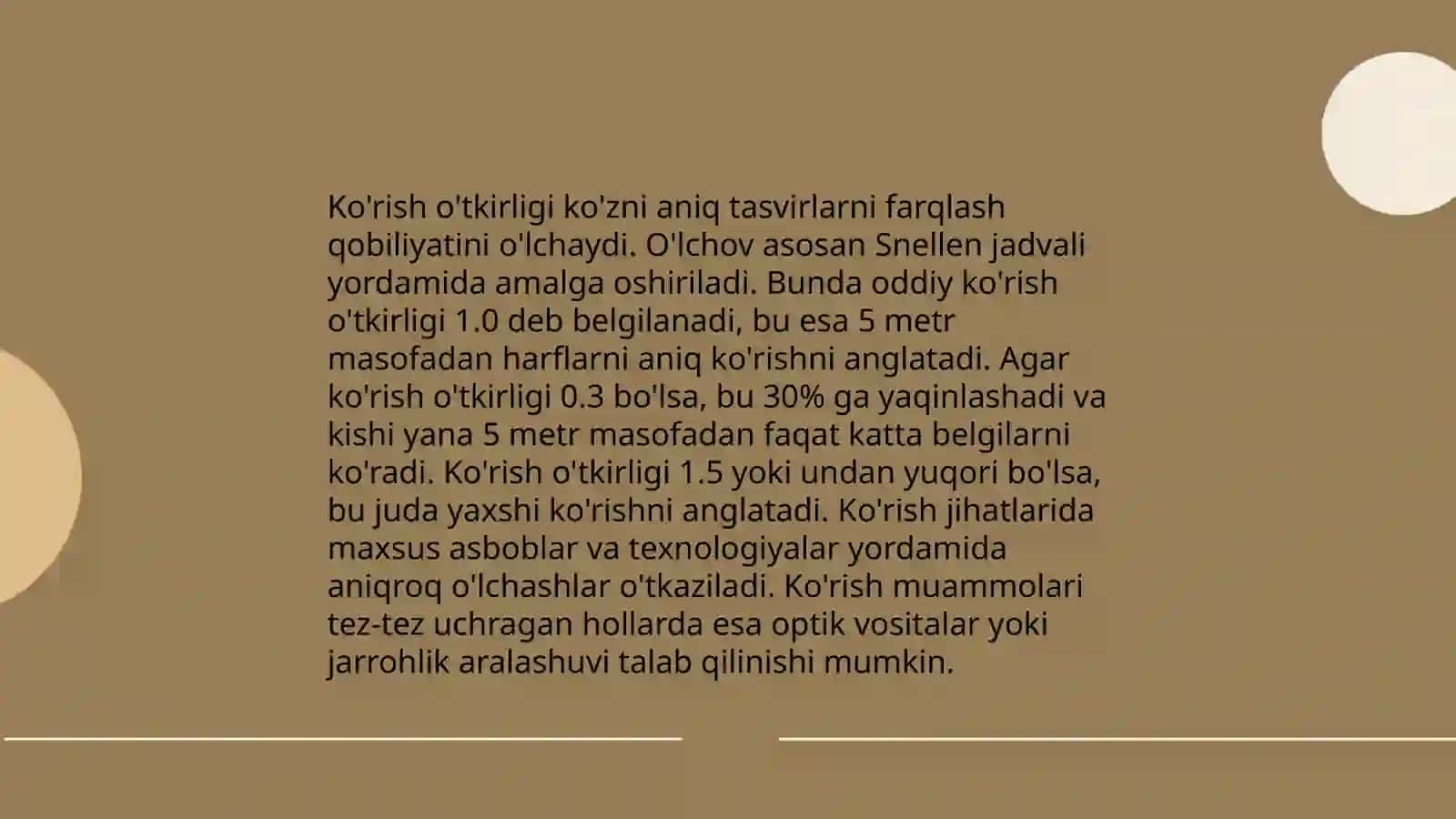Ko'rish o'tkirligi tushunchasi 4