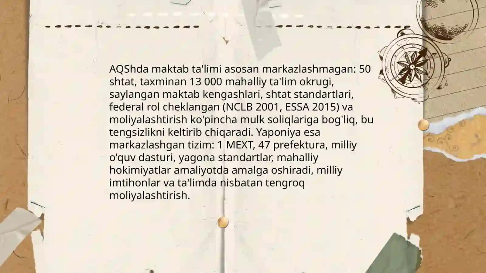 Aqsh va Yaponiya talim siyosati 4