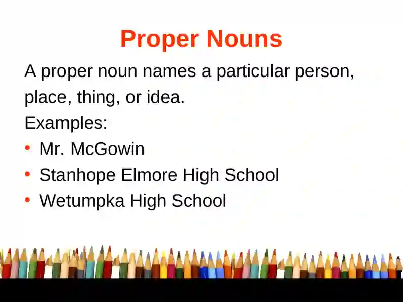 Proper Nouns 4