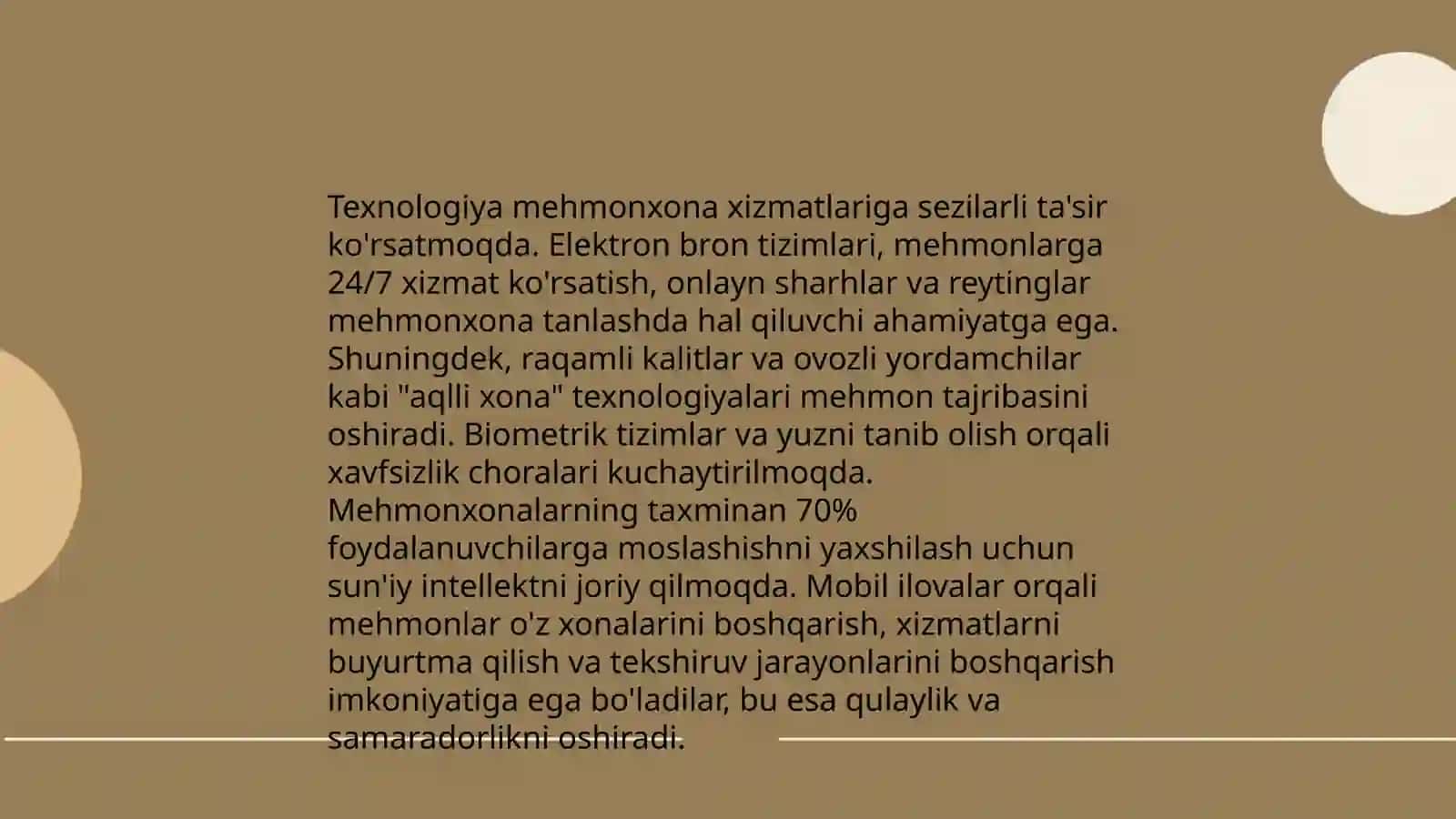 Mehmonxona industriyasining rivojlanishi 4