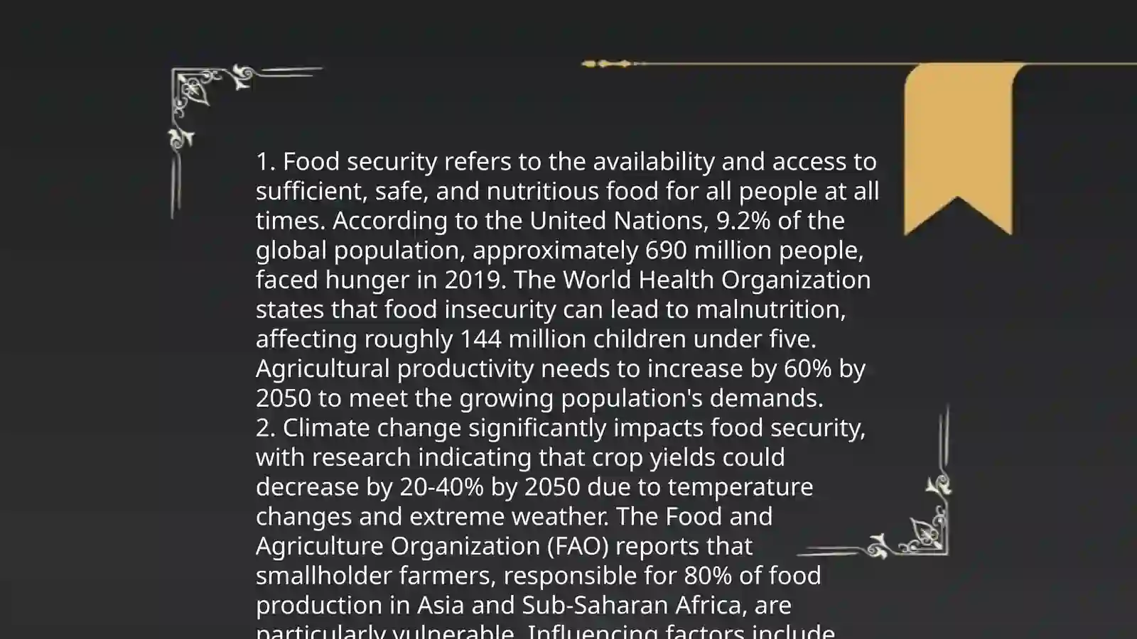 Global problems 4