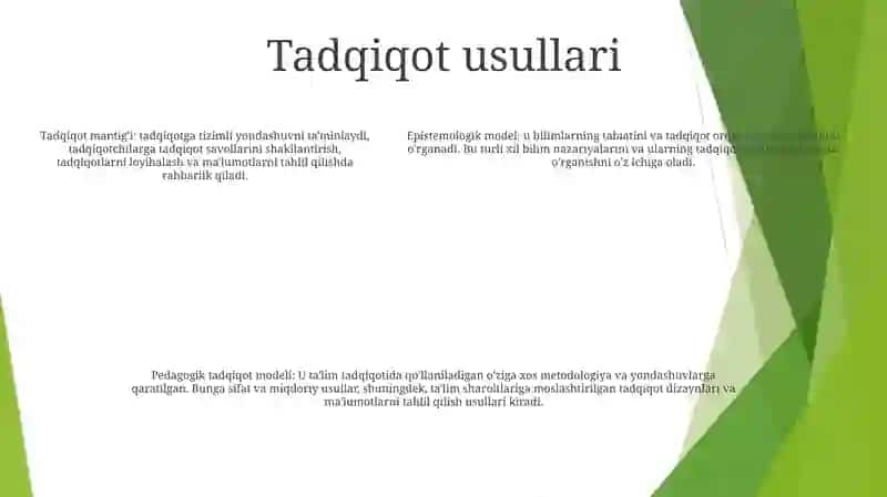Pedagogik Tadqiqotlarning Mantiqiy-Gnoseologik Modeli 4
