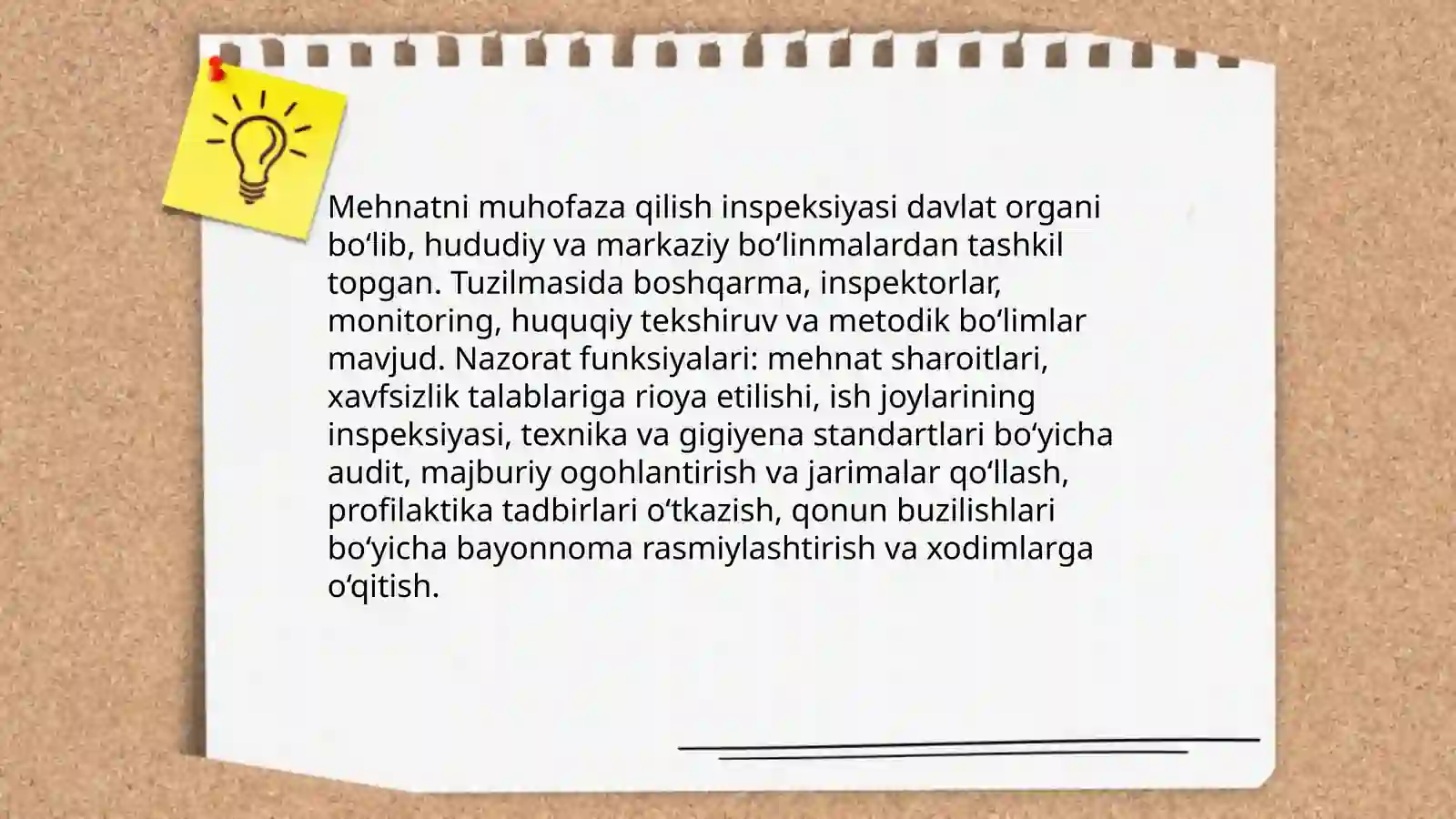 Mehnat muhofazasining huquqiy va tashkiliy asoslarini nazorat qiluvchi organlar 4