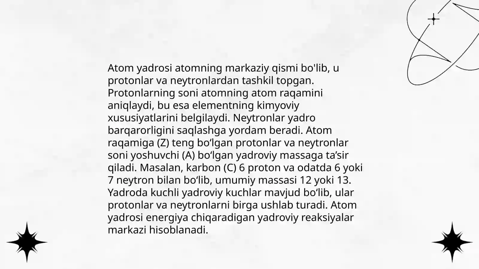 Atom Odatlari 4