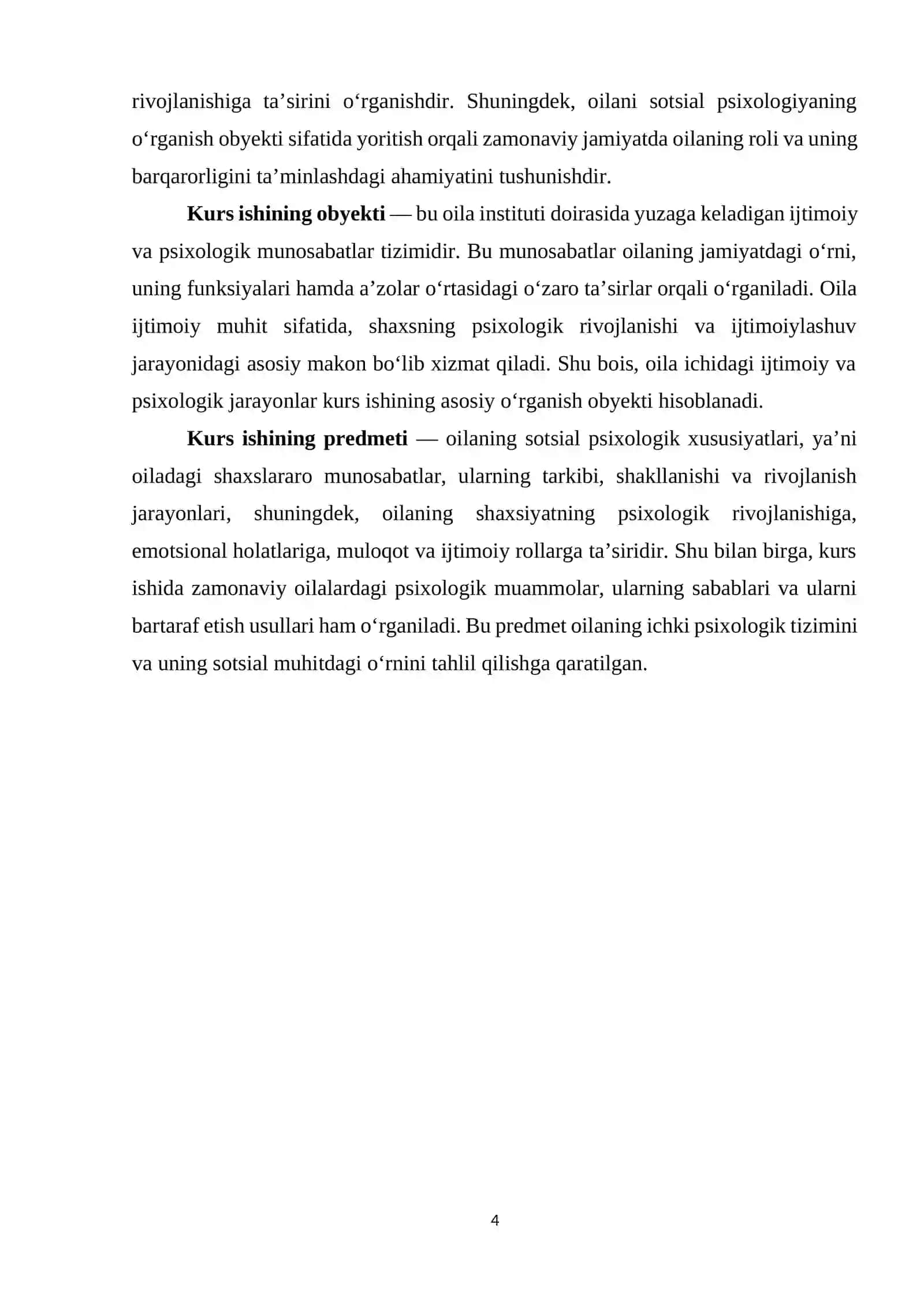 OILA – IJTIMOIY PSIXOLOGIK TIZIM SIFATIDA 4