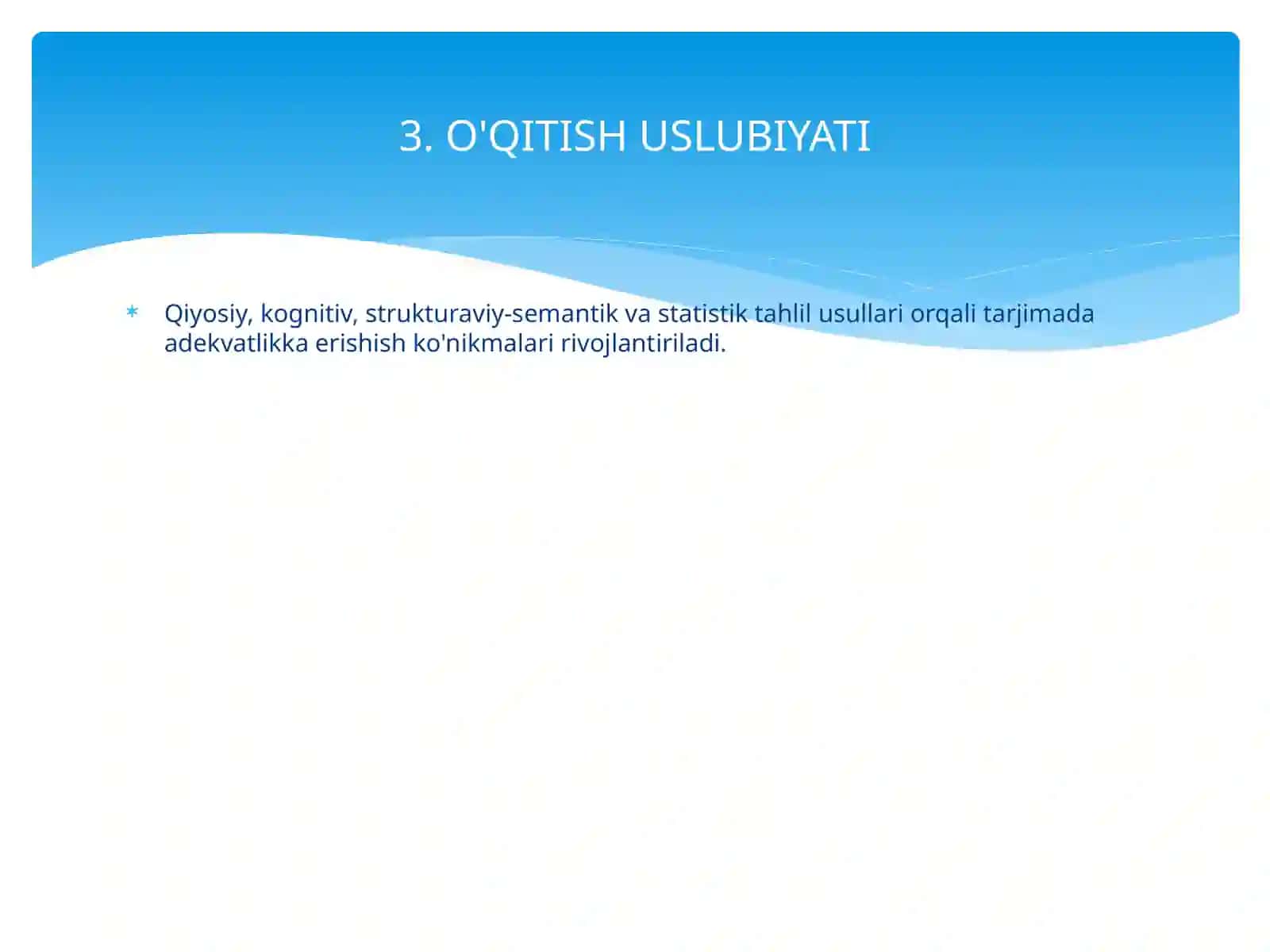 Qiyosiy tipologiya asoslari (2-variant) 4