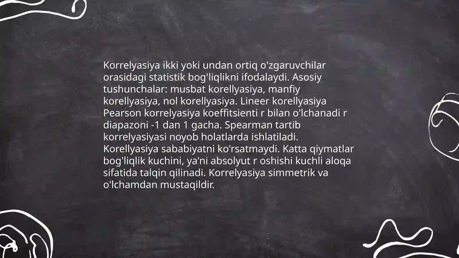 Korrelyasion-regression tahlil elementlari 4