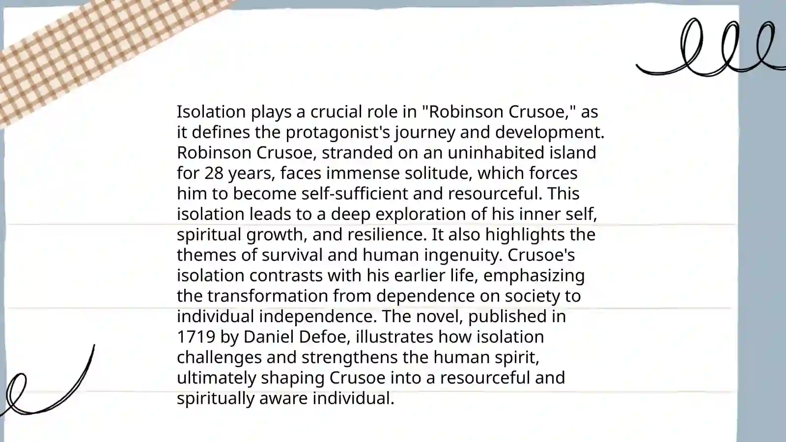 Daniel Defoe "Robinson Crusoe" 4